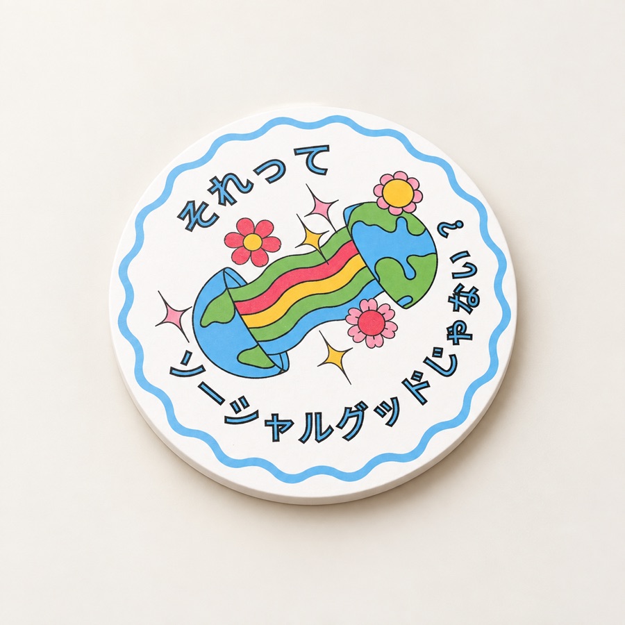 オリジナルデザイン 珪藻土コースター